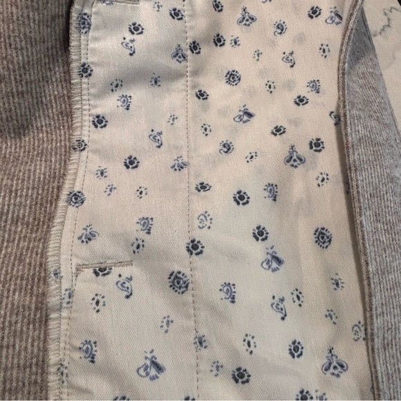 PILCRO ANTHROPOLOGIE Sz L Blazer Striped Partial Floral Lining NEW WITH TAGS - Picture 15 of 16